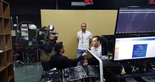 Paulo and Avelino giving an interview to a local news channel @ Sorocaba (Sao Paulo / Brazil)