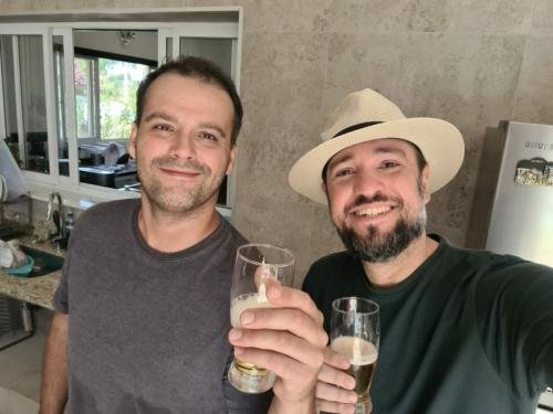 Avelino and Renato (Big Friend, mentor and business partner)