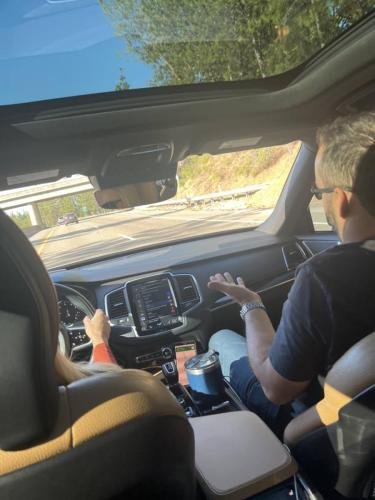 Christina (Big friend and Business partner) and Avelino heading for a meeting @ San Jose