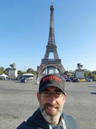 Paulo near the Eiffel Tower @ Paris, France